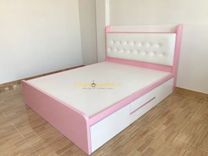 Giường ngủ bọc nệm gỗ MDF CPX-G02
