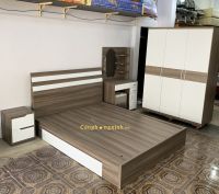 Giường ngủ giá rẻ gỗ MDF CPX-G07