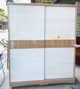 Tủ áo cửa lùa gỗ MDF CPX-T02