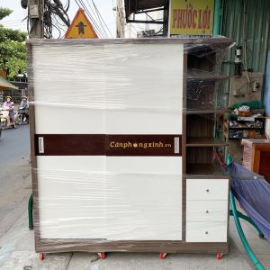Tủ áo cửa lùa gỗ MDF CPX-T08