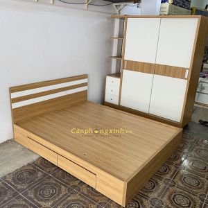 Combo 10 (Tủ áo, tủ đầu giường, giường ngủ)