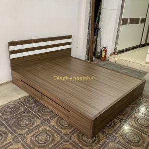 Giường ngủ gỗ MDF 2 hộc kéo CPX-G24