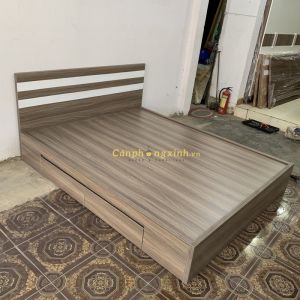 Giường ngủ gỗ MDF 2 hộc kéo CPX-G26